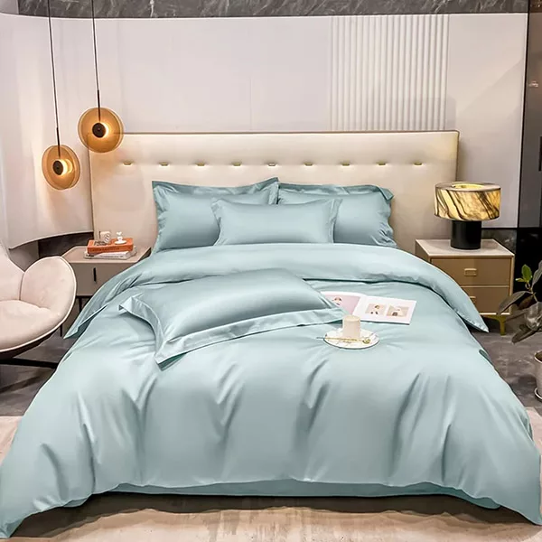 Ensemble Housse de Couette et Taies D’oreiller 100% Coton