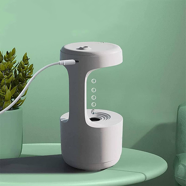 Humidificateur Anti-Gravité Avec Horloge À Goutte D’eau – Image 2