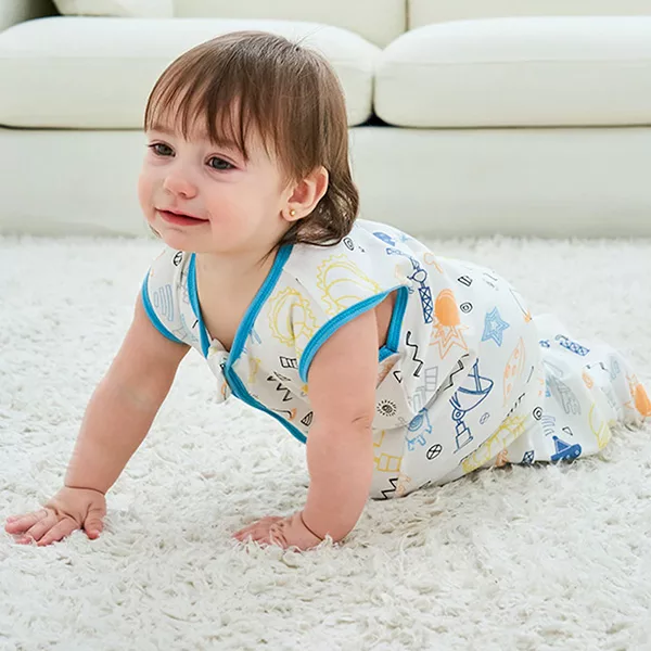 0.5 Tog Sac de Couchage Pour Bébé Sac de Couchage pour Nouveau-Né – Image 2