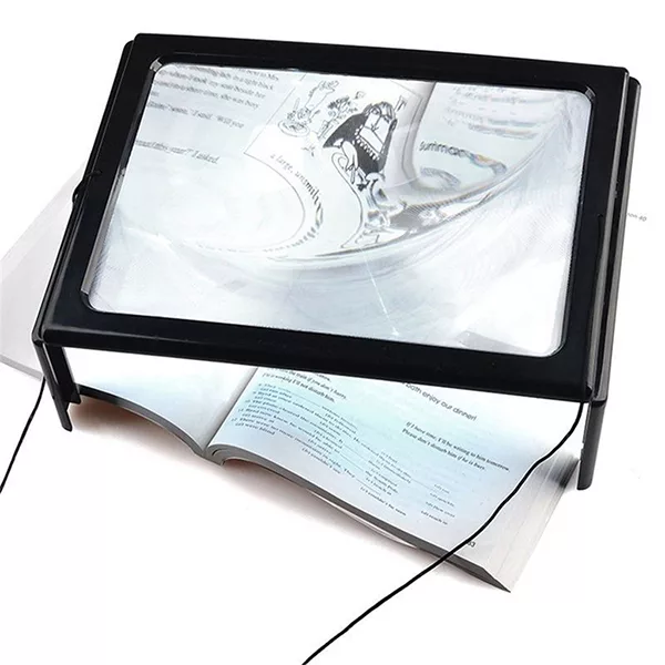 Loupe de Lecture 3X avec Lumière LED