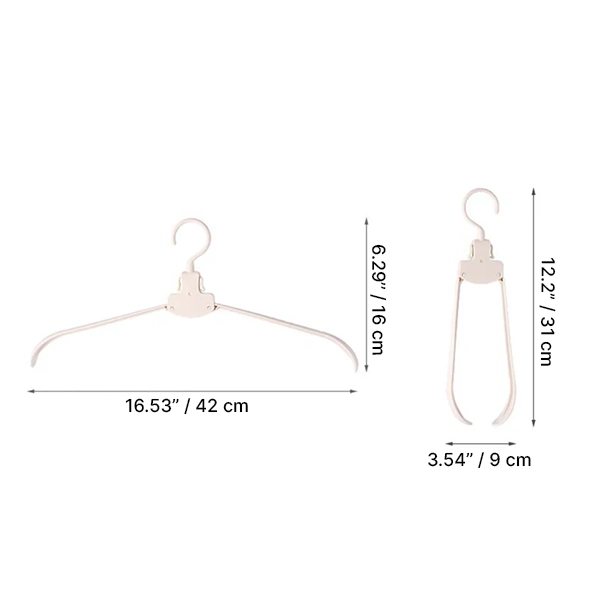 3pcs Cintres Pliables Portables – Image 5