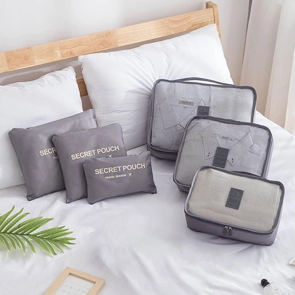6pcs Sacs D’Organisation de Valise Cubes D’Emballage – Image 2