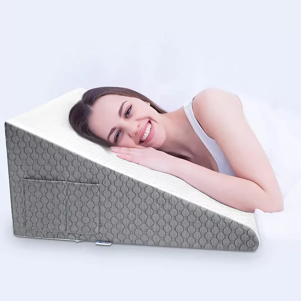 Oreiller Triangulaire en Mousse à Mémoire de Forme pour Dormir – Image 2