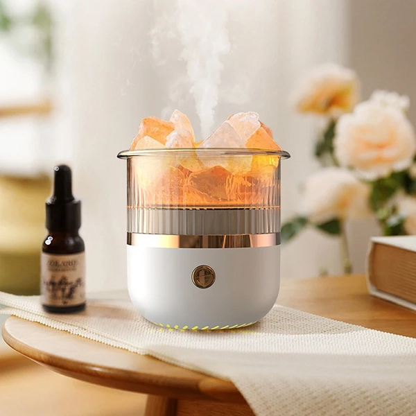 Humidificateur D’Air au Sel de Cristal Diffuseur D’Arômes USB