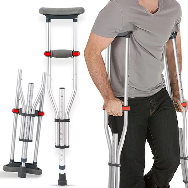 Béquille Axillaire Pliable Pour L’aisselle
