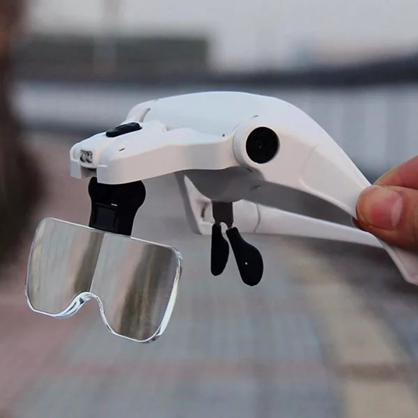 Lunettes Grossissantes avec Lumière LED