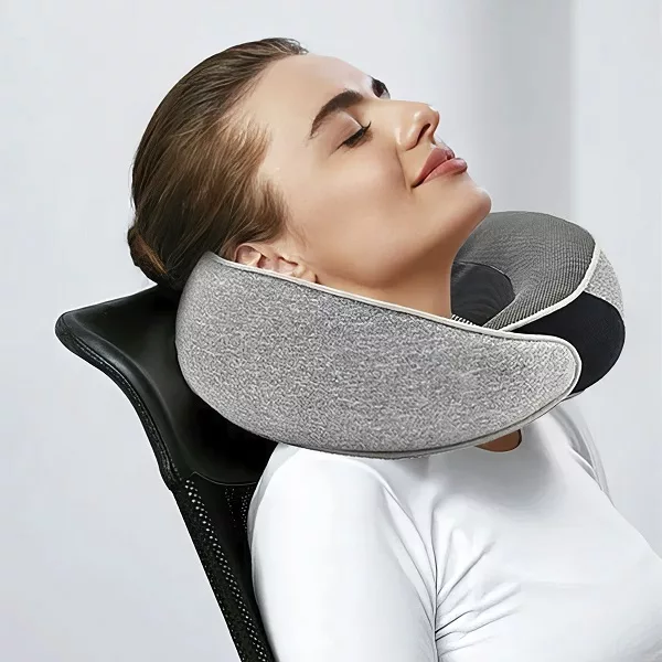 Coussin de Voyage en Mousse à Mémoire de Forme pour l’Avion