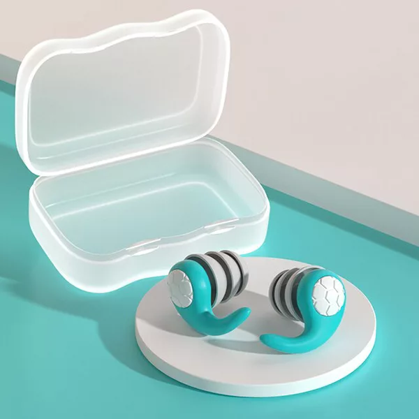 Bouchons D’Oreille en Silicone Anti-Bruit pour le Sommeil – Image 2