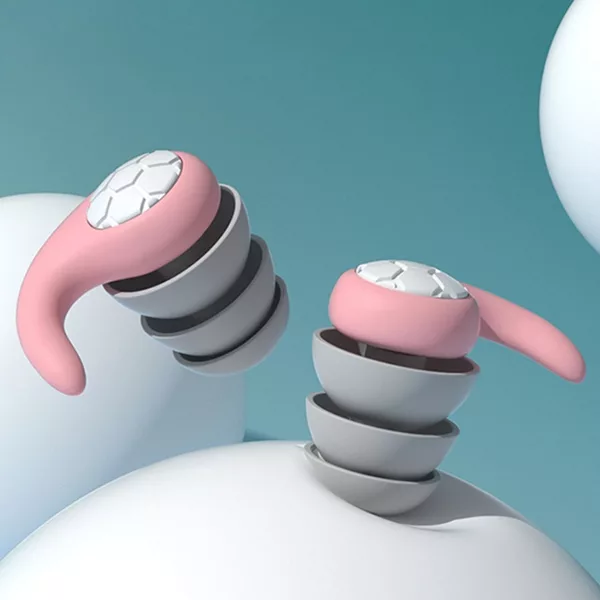 Bouchons D’Oreille en Silicone Anti-Bruit pour le Sommeil – Image 4