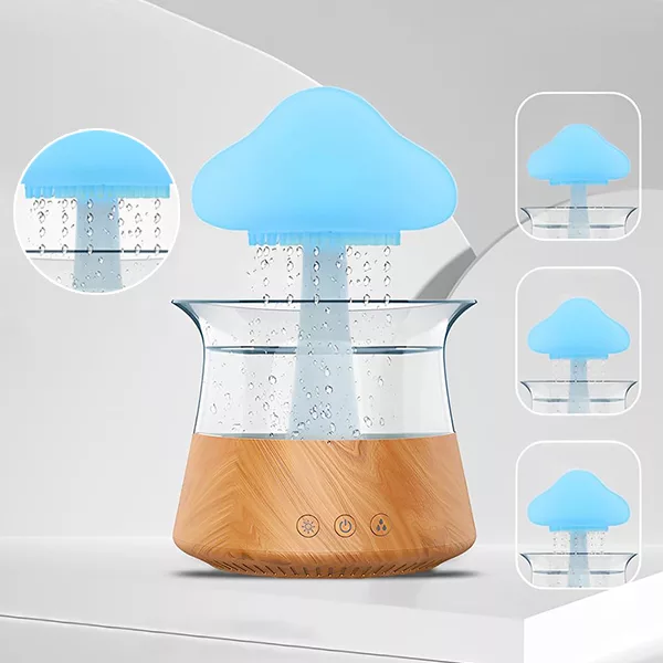 Humidificateur d’Air LED,  Nuage de Pluie, Diffuseur d’Arômes – Image 4