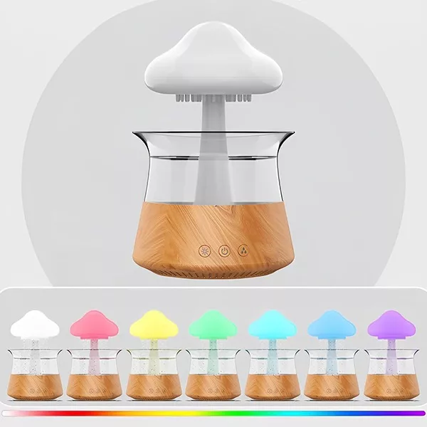 Humidificateur d’Air LED,  Nuage de Pluie, Diffuseur d’Arômes – Image 5