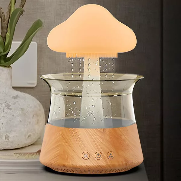 Humidificateur d’Air LED,  Nuage de Pluie, Diffuseur d’Arômes
