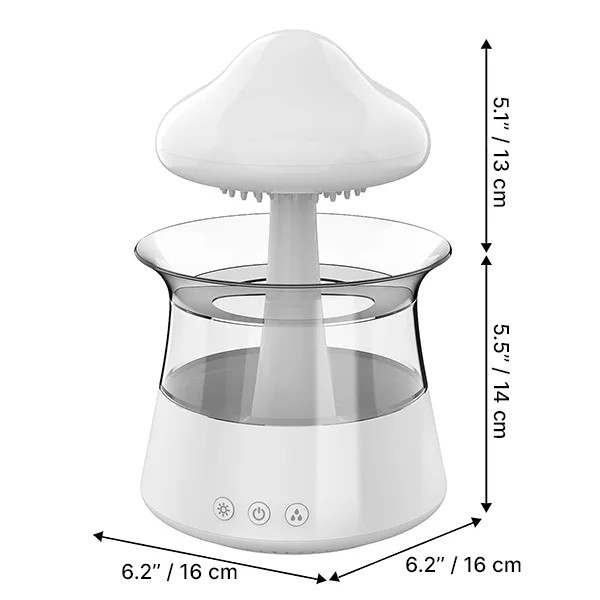 Humidificateur d’Air LED,  Nuage de Pluie, Diffuseur d’Arômes – Image 6