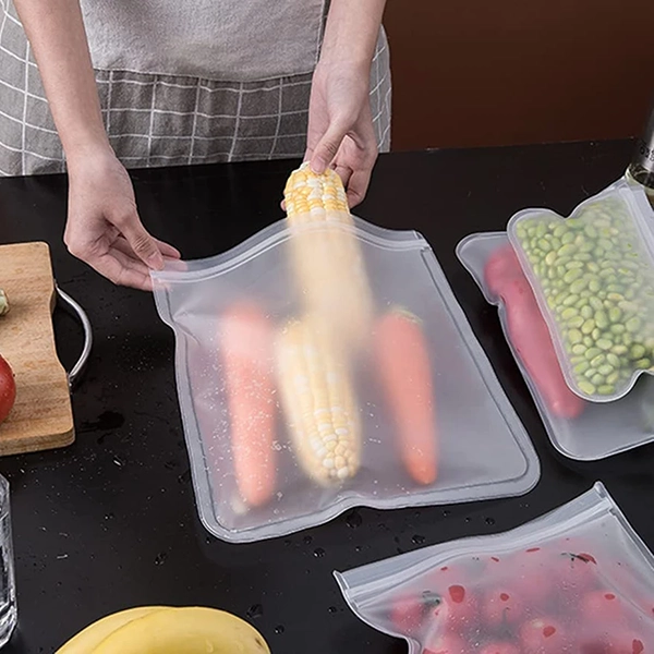 Sac En Silicone Réutilisable Pour La Conservation Des Aliments – Image 3
