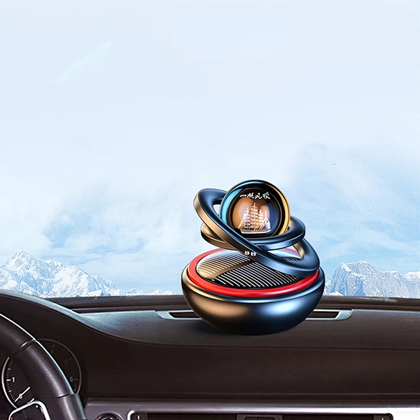 Désodorisant Solaire Rotatif pour Voiture – Image 3