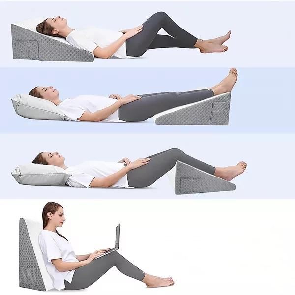 Oreiller Triangulaire en Mousse à Mémoire de Forme pour Dormir – Image 5