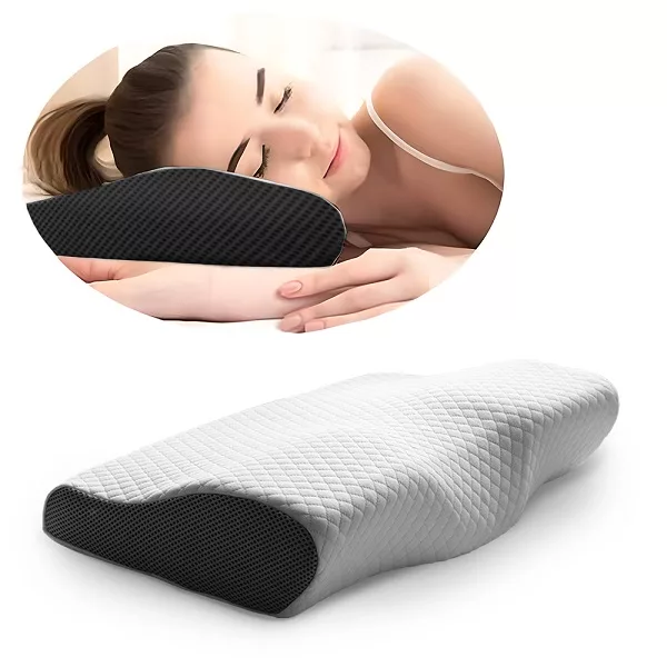 Oreiller Orthopédique en Mousse à Mémoire de Forme pour les Douleurs Cervicales – Image 3