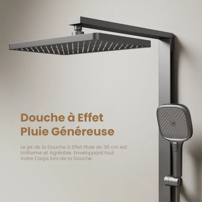 EMKE Colonne de douche avec thermostat – Image 4