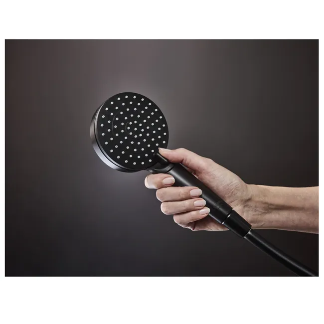 Hansgrohe Vernis Shape Colonne de douche  avec mitigeur thermostatique noir – Image 3