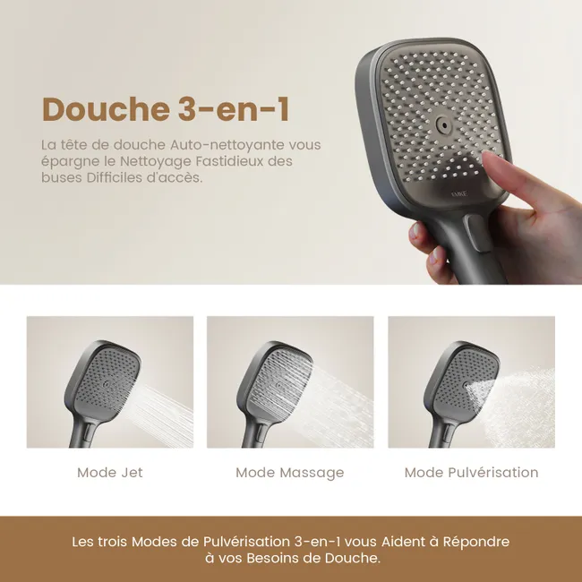 EMKE Colonne de douche avec thermostat – Image 6
