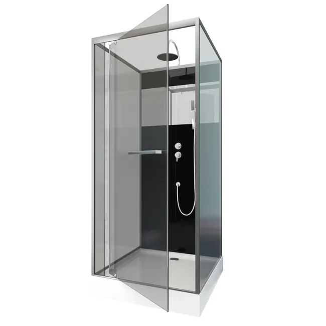 Cabine de douche carrée L.90 x l.90 cm, Reflect – Image 3